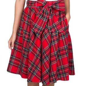 NWOT Lauren James plaid skirt